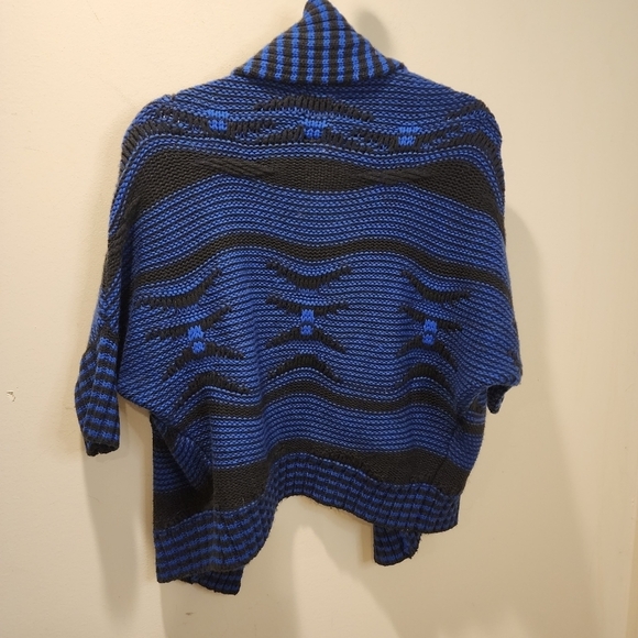 Express women's blue open front knitted cardigan size XS - Picture 3 of 9